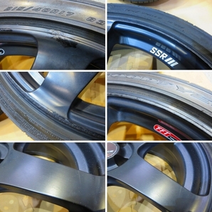 4本セット【SSR GTV01 グッドイヤーLS2000 215/40R17】17インチ 7J+42 PCD100-4H ブラック ロードスター ヤリス アクア スイフト フィットの画像7