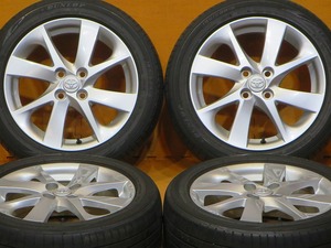 美品【トヨタ アクア 純正 ホイール ダンロップ ルマンV 195/50R16】16インチ 6J+51 PCD100-4H ヴィッツ ヤリス シエンタ スペイド ポルテ