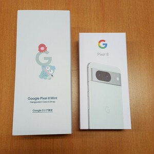 新品未使用未開封 pixel8 ミント 128GB Mint ハンギョドンケース、ストラップ限定セット Googleストア一括購入済 Google Pixel その2