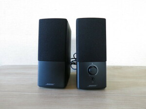 【動作品】BOSE・ボーズ「Companion 2 Series III multimedia speaker system」マルチメディアスピーカー＊ケーブル ACアダプター欠品 PC