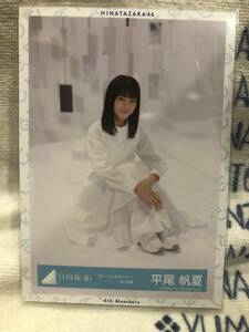 日向坂46 生写真 「ブルーベリー＆ラズベリー」MV衣装 平尾帆夏 座り