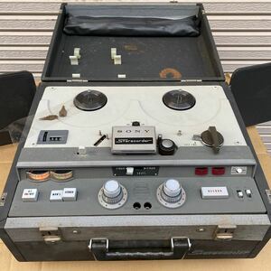 C3-031419 SONY Sony Sterecorder model 521 electrification rotation only verification exclusive use power cord attaching open reel 