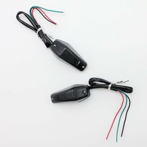 送料220円 貼付けエアロ LEDスモークウインカー SR400 TW225 YZF-R1 YZF-R6 YZF-R25 XJR400 XJR1300 FZ-1 WR250 セロー250 V-MAX RZ250の画像3