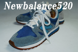 ◆DSC6244◆驚愕の完全売り切り！ニューバランス/New Balance/NB520/26㎝/D/ロー/ブルー/良品/世界が認める傑作！履き心地機能性も抜群！