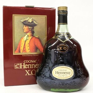 ヘネシー XO グリーン 金キャップ 40% 1L 箱付き コニャック ブランデー HENNESSY/XO/COGNAC/BRANDY◆おたからや【K-A53890】