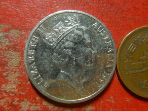 外国・オーストラリア・豪州／２０セント白銅貨（1997年）　240316
