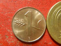 外国・スイス／１ラッペン青銅貨（1961年）　240326_画像2