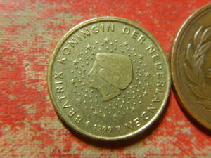 外国・オランダ／１０ユーロセント黄銅貨（1999年）　24032902