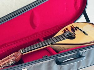  beautiful goods .. Tadao mandolin S2 S-2 1997 year semi-hard case attaching red coating .. is private person name 