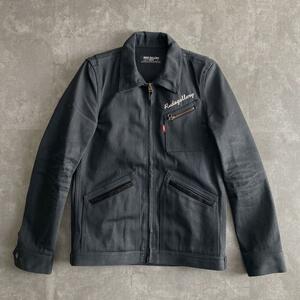 RUDE GALLERY ルードギャラリー RIGID TYPE-3 DENIM JKT BLACK チェーン 刺繍 ロゴ入り ブラック デニム ジャケット 3