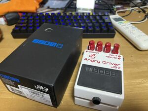 BOSS JB-2 Angry Driver（オーバードライブ）Blues Driver × JHS Pedals Angry Charlieの2in1ペダル