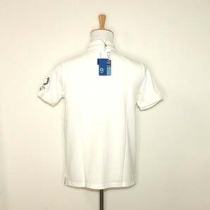 2-273.未使用タグ付き TOKYO2020 東京オリンピック 公式ライセンス商品 ポロシャツ メンズ Mサイズ ホワイト トップス 長期保管品の画像2