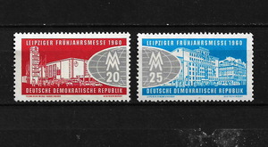 東ドイツ 1960~ ライプツィヒ 展示会 2種完 + 1種完 + 2種完 + 2種完 + 2種完 + 2+2+2+2種完 未使用 ヒンジ跡なし★ac20-166