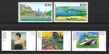 ★1974~1994年 -ドイツ- 「絵画切手」1種完,2種完,3種完 - 31種 未使用(MNH)★ZR-431_画像2