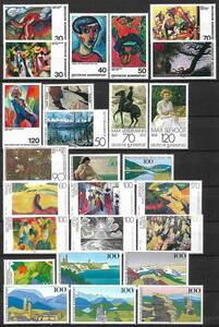 Art hand Auction ★1974~1994 -德国-图片邮票 1 种完整, 2种齐全, 种类齐全 - 31种未使用(MNH)★ZR-423, 古董, 收藏, 邮票, 明信片, 欧洲