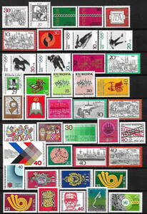 ★1971-1978年 -ドイツ 記念切手 100種- 1種完,2種完,3種完,4種完 - 未使用(MNH)(SC#1063-1282)★ZM-898