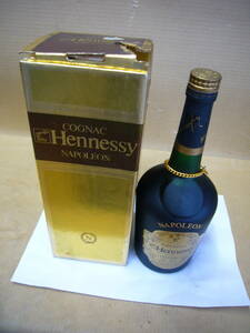 古酒　金ネック　NAPOLEON　Hennessy　COGNAC　700ｍｌ　40°　未開封品　外箱付　当時物