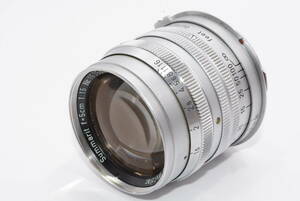 【外観特上級】Leica ライカ Summarit ズマリット 50mm F1.5 Mマウント　前期　#m7550