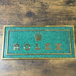 時計店 倒産品 ROLEX ロレックス 看板 時計 時計屋 プレート アンティーク ヴィンテージ 貴重 超レア ブランド コレクション 中古品