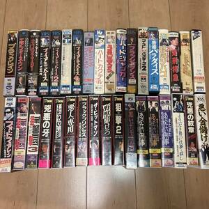 VHS ビデオテープ 洋画 邦画 映画詰め合わせ アクション 他 色々 35本 まとめ 昭和 レトロ 中古品