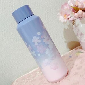 新品★スタバ 桜 SAKURA 2023 ステンレスボトル グラデーション 473ml STARBUCKS スターバックス 水筒