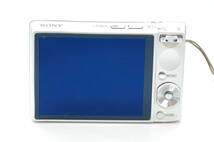 ■ 美品 ■ ソニー SONY Cyber-shot DSC-T100 シルバーボディ 充電器、バッテリー、取説、元箱等付き_画像6