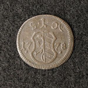 KM#315/ドイツ 神聖ローマ帝国 自由都市ニュルンベルク 1ペニヒ銀貨（1778）[E2216]コイン