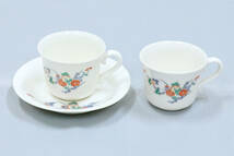 有田焼　磁州窯　ティーカップ2個とソーサー1個　食器　コーヒー　紅茶　中古品_画像1