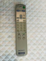 SONY テレビリモコン　RM-J238　アルコール消毒済み　ジャンク品_画像1