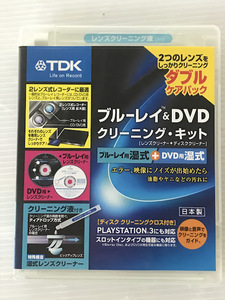 P/TDK/ブルーレイ&DVD クリーニング・キット/TDK-BDDWLC22J/湿式レンズクリーナー/動作未確認/P2.13-68後