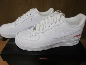 ■新品未着用 Supreme × Nike Air Force 1 Low White シュプリーム × ナイキ エアフォース1 ロー ホワイト