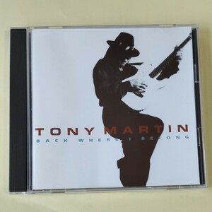 [ valuable ]TONY MARTIN Back Where I Belong Tony * Martin BLACK SABBATH