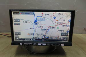 タッチパネル正常/動作保証付★V9969/カロッツェリア　AVIC-HRZ009G　SDナビ　地図2007年　TVワンセグ内蔵　CD DVD再生OK　本体のみ　