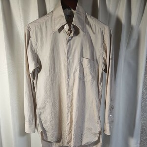 Christian Dior Monsieur Christian Dior long sleeve shirt size M cotton 100% old clothes 80'S 90'S 80 period 90 period 