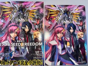 小説 機動戦士ガンダムSEED FREEDOM 下巻 下 アニメイト 特典 B6サイズビジュアルボード