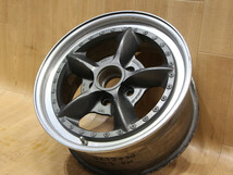 B376 当時物 超希少 深リム パナスポーツ G7 3ピース 16X7.0J+30 PCD114.3 5穴 1本 JDM USDM 中古品 手渡し可能です 山梨県_画像2