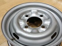 B377 旧車 希少 当時物 激レア 日産 鉄 ホイール 12X4J+38 PCD114.3 ハブ径80mm 12インチ JDM USDM サニトラ B110 サニー 軽トラ 軽バン_画像7