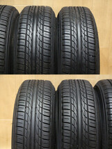 B350 旧車 希少 MIT 8スポーク 14X6J+40 PCD100 ヨコハマ DNA ECOS ES300 155/55R14 ワタナベ風 BRレーシング 軽トラ キャリィ ハイゼット_画像7