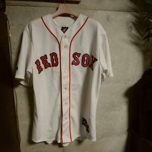 【Majestic マジェスティック】ユニフォームM 「ボストン・レッドソックス」モデル メジャーリーグ公認メーカー ベースボールシャツの画像1