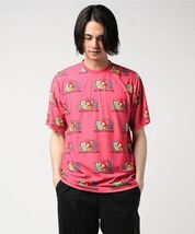 【HYSTERIC GLAMOUR ヒステリックグラマー 】総柄TシャツS 日本製 「SOUND OF THE FUTURE柄 Tシャツ」 高級 人気アイテム_画像1