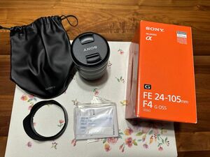 【ほぼ未使用　保証付き】ソニー　SONY FE 24-105mm F4 G OSS SEL24105G Eマウント レンズ