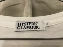 hysteric glamour ヒステリックグラマー ホワイト 半袖Tシャツ M バックプリント ガール エロt ロゴ _画像6