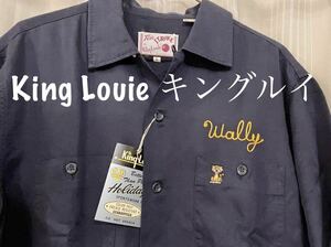 新品 King Louie キングルイ KL35085 ボーリングシャツ NAVAJO Ten ARIK STRIKE 実名復刻 東洋エンタープライズ L アロハシャツ