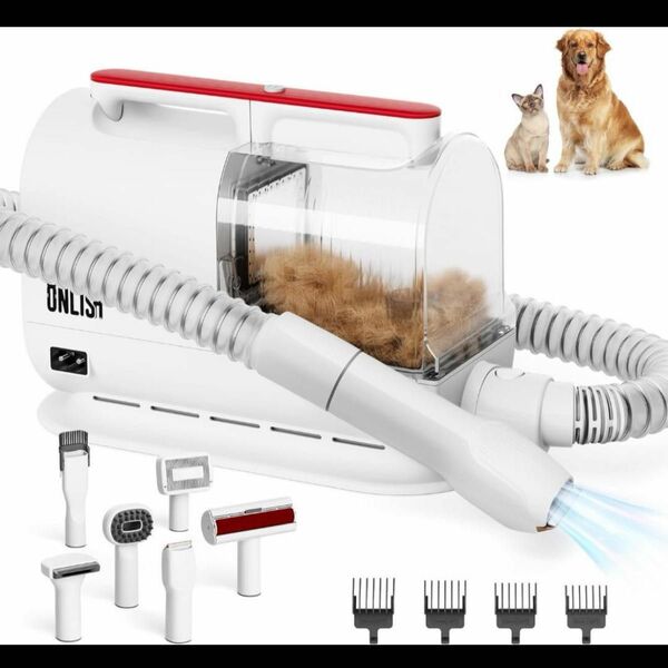 グルーミングセット 犬 猫 ペット用 バリカン 掃除機 吸引機 大容量 2.2L