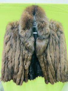 【美品】LUPIAN FUR 毛皮 コート ブラウン 9号