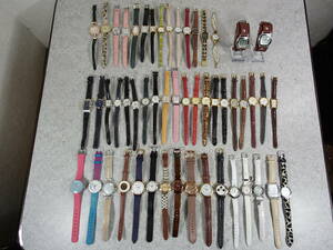 レディース腕時計 大量 50点 セット まとめ SEIKO/CITIZEN/MARC JACOBS/kate spade/Folli Follie/GUESS/FOSSIL/FURLA 他 インボイス可 0402