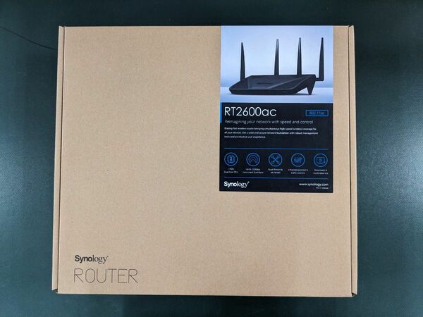 SYNOLOGY wifiルーター RT2600ac [Wi-Fi 5(ac) /IPv6対応]