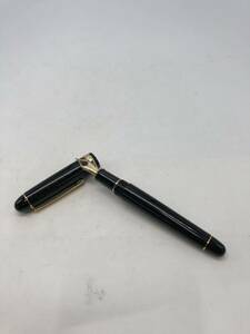 森　MONTBLANC モンブラン 万年筆 ペン先 14K M 585 ブラック 現状品