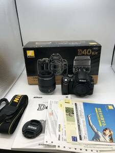 Nikon ニコン デジタル一眼レフカメラ D40 18-55mm 1:3.5-5.6 G II 付属品付き