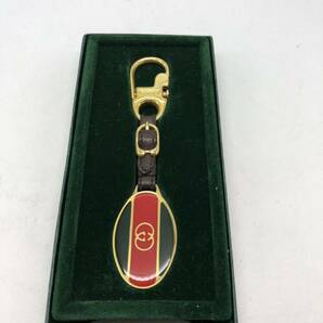 GUCCI グッチ ゴールド キーホルダー キーリング オールドグッチの画像1